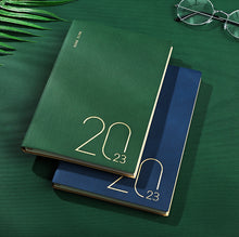 Load image into Gallery viewer, 2023 Elegant( A5) Weekly Leather Planners  (4 Colors) - Limited Edition
