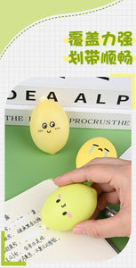 Japanese Kawaii Lemon Expression Correction Tape