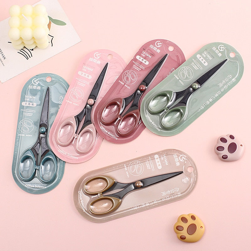 Mini Morandi Color Folding Scissors (5 Colors) – Original Kawaii Pen