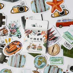 Travel Around the World Decorative Stickers