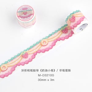 Cream Roll Series Kawaii Masking Tapes