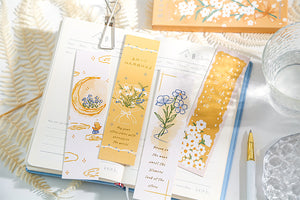 Summer Poetry Series Floral Bookmark Sets ( 30 pcs a set)