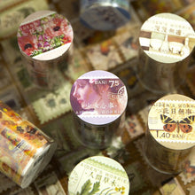 Load image into Gallery viewer, Vintage Style Nature Sticker Rolls
