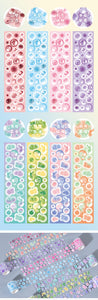 Bubble Tea Colorful Wide Washi Tapes (8 Colors)