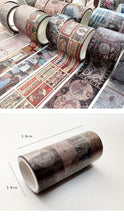 Load image into Gallery viewer, Vintage Style Retro Design Washi Tape Sets (5 designs)
