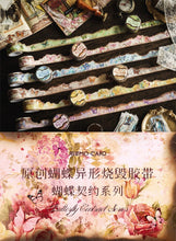 Load image into Gallery viewer, Vintage Style Colorful Butterfly Masking Tapes - Limited Edition
