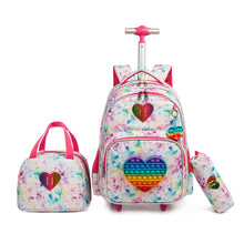 Load image into Gallery viewer, 3 in 1 Colorful Backpack for School
