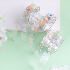 Hello Daisy Transparent Masking Tape Set