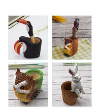 Load image into Gallery viewer, Animal Design Wooden Pencil Holders ( 8 Designs)
