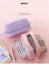 Load image into Gallery viewer, Angoo Extra Large Capacity Kawaii Pencil Cases
