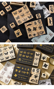 Butterfly & Sea of Stars Rubber Stamp Sets