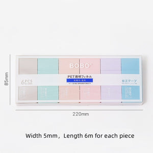 Bobo Morandi Color Correction Tape Set (6pcs)