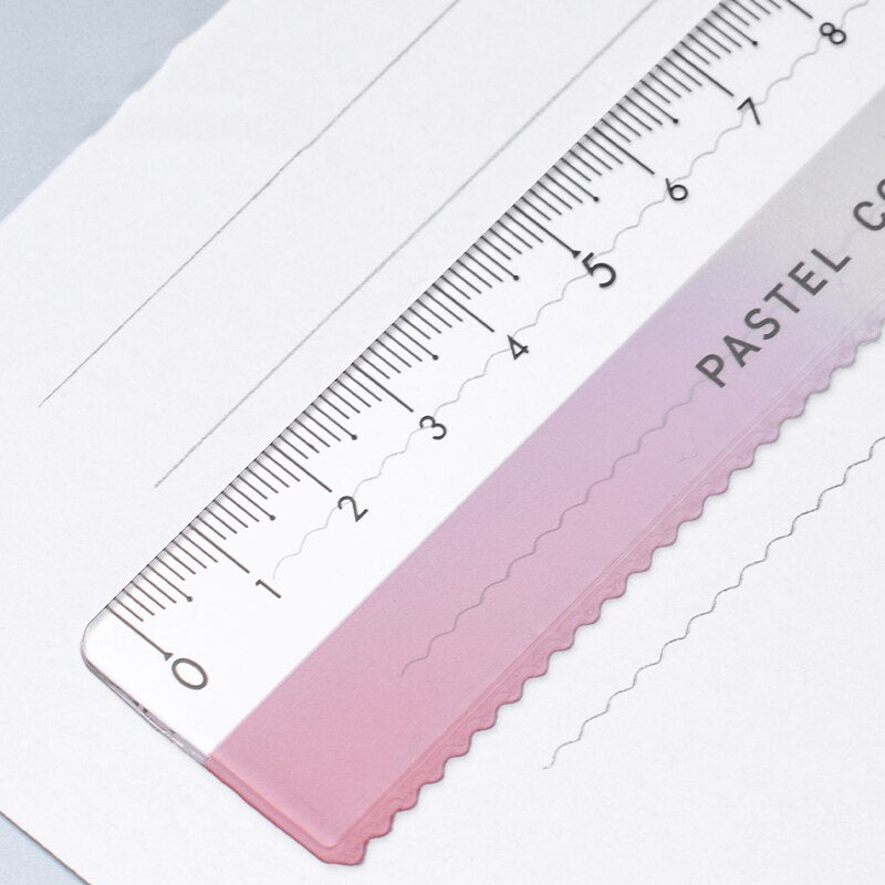 Mini Ruler, Pastel Ruler, Pink Ruler, Small Ruler, Pastel Colored