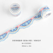 Load image into Gallery viewer, Cream Roll Series Kawaii Masking Tapes
