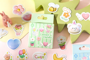 Cotton Candy Series Life Stickers (4 Designs)