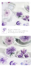 Load image into Gallery viewer, Purple Flower Decorative Stickers
