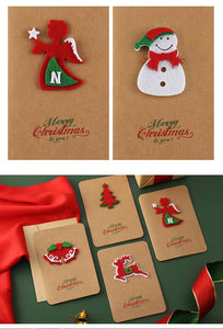 Vintage Style "Christmas To You" Greetings Cards (6 Design)