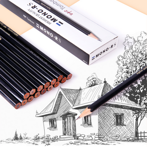 Tombow Mono R Pencil - HB  ⭐Value Pack 12 Pcs ⭐ - Original Kawaii Pen