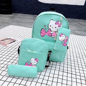 Hello Kitty Plush Backpack ⭐ Complete Set ⭐ - Original Kawaii Pen