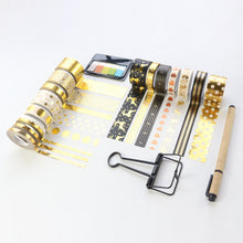 Load image into Gallery viewer, ✨Signature Gold Series Washi Tape Set - Original Kawaii Pen
