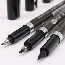 Load image into Gallery viewer, Zebra Disposable Brush Pen - Fine Tip ⭐SET OF 3 Pcs ⭐ - Original Kawaii Pen
