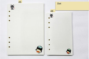 Cute Planner Filler Paper Series - A5 & A 6 - Original Kawaii Pen