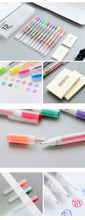 Load image into Gallery viewer, Japanese Style Colored Gel Pen + Memo Pad Set (12 Color Set)
