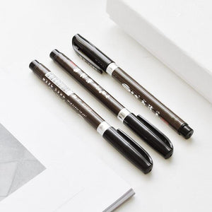 Zebra Disposable Brush Pen - Fine Tip ⭐SET OF 3 Pcs ⭐ - Original Kawaii Pen
