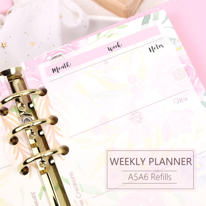 Weekly Planner Refills - A5 & A6 - Original Kawaii Pen