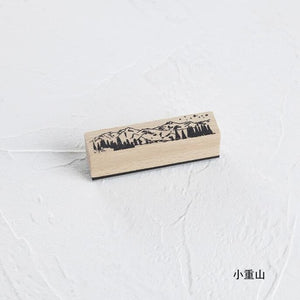 Vintage Decorative Wooden Rubber Stamp - Original Kawaii Pen
