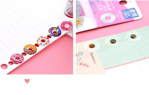 Stickers for Cute Kawaii Sticker Hole Puncher - Original Kawaii Pen