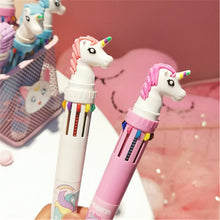 Load image into Gallery viewer, 10 in 1 Colorful Kawaii Unicorn Pen - Original Kawaii Pen

