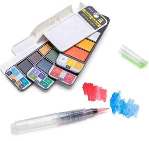 Petite Portable Watercolor Set - (4 Types) - Original Kawaii Pen