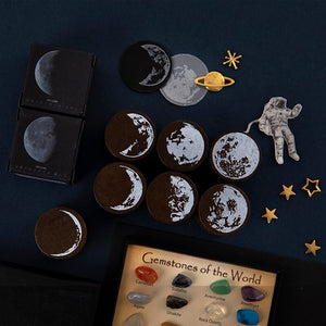 Moon Cycle Rubber Stamps