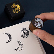 Load image into Gallery viewer, Moon Cycle Rubber Stamps
