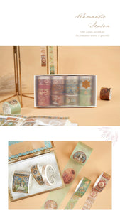 Vintage Gold Foiled Washi Tape Sets (20 Pieces a Set) - Original Kawaii Pen