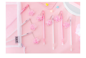 Sakura Pendant Gel Ink Pen Set (4pcs set)