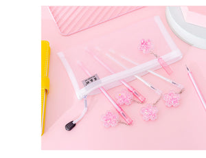 Sakura Pendant Gel Ink Pen Set (4pcs set)