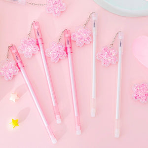 Sakura Pendant Gel Ink Pen Set (4pcs set)