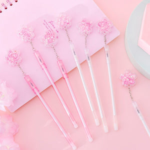 Sakura Pendant Gel Ink Pen Set (4pcs set)