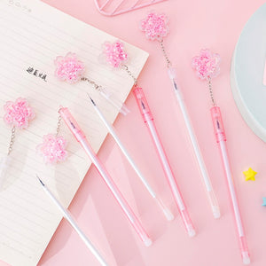 Sakura Pendant Gel Ink Pen Set (4pcs set)