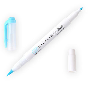 Mildliner Brush Pen Set - Pastel Colors - Original Kawaii Pen