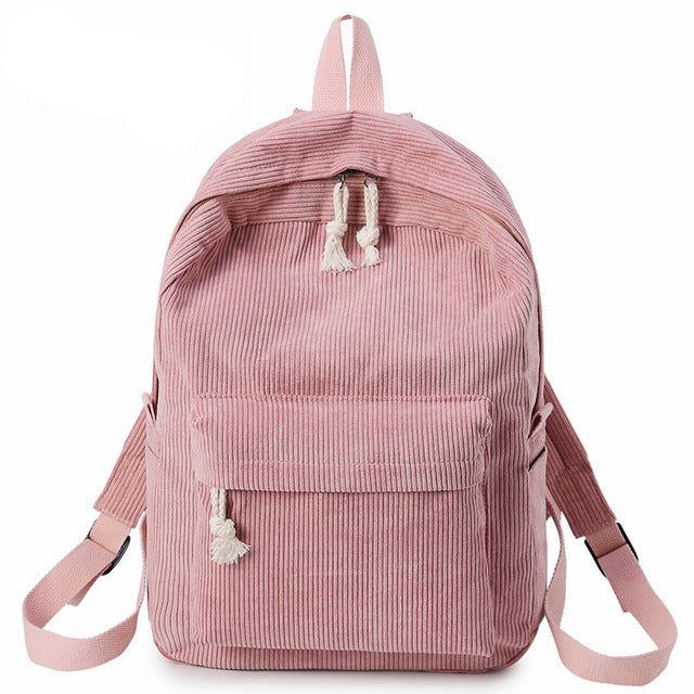 Original Kawaii Classic Corduroy Back Pack - Original Kawaii Pen
