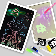 Load image into Gallery viewer, Glow In The Dark Neon Doodle Board Perfect Gift For Kids All Ages ✍ - Original Kawaii Pen
