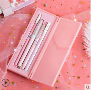 Mint & Pink Sakura Gel Pen Set - Limited Edition