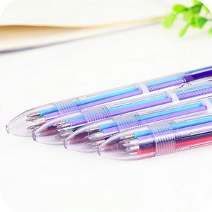 6 in 1 Multi-colored Ballpoint Pen - Original Kawaii Pen