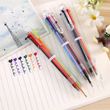 Load image into Gallery viewer, 6 in 1 Multi-colored Ballpoint Pen - Original Kawaii Pen
