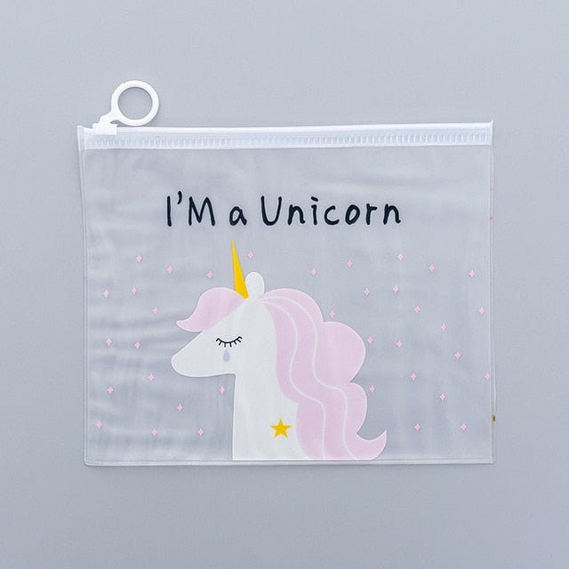 Unicorn & Pink Panther Pencil Case - Original Kawaii Pen