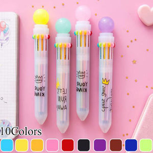 Original Kawaii 10 in 1 Multi-color Ballpoint Pen - Original Kawaii Pen