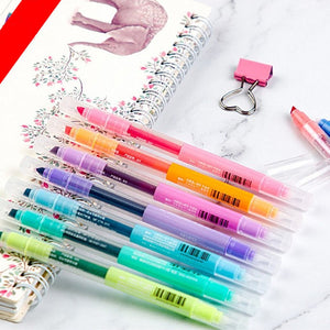 Erasable Markers Double Tip Gel Ink ⭐ Value Pack 10 Pcs⭐ - Original Kawaii Pen